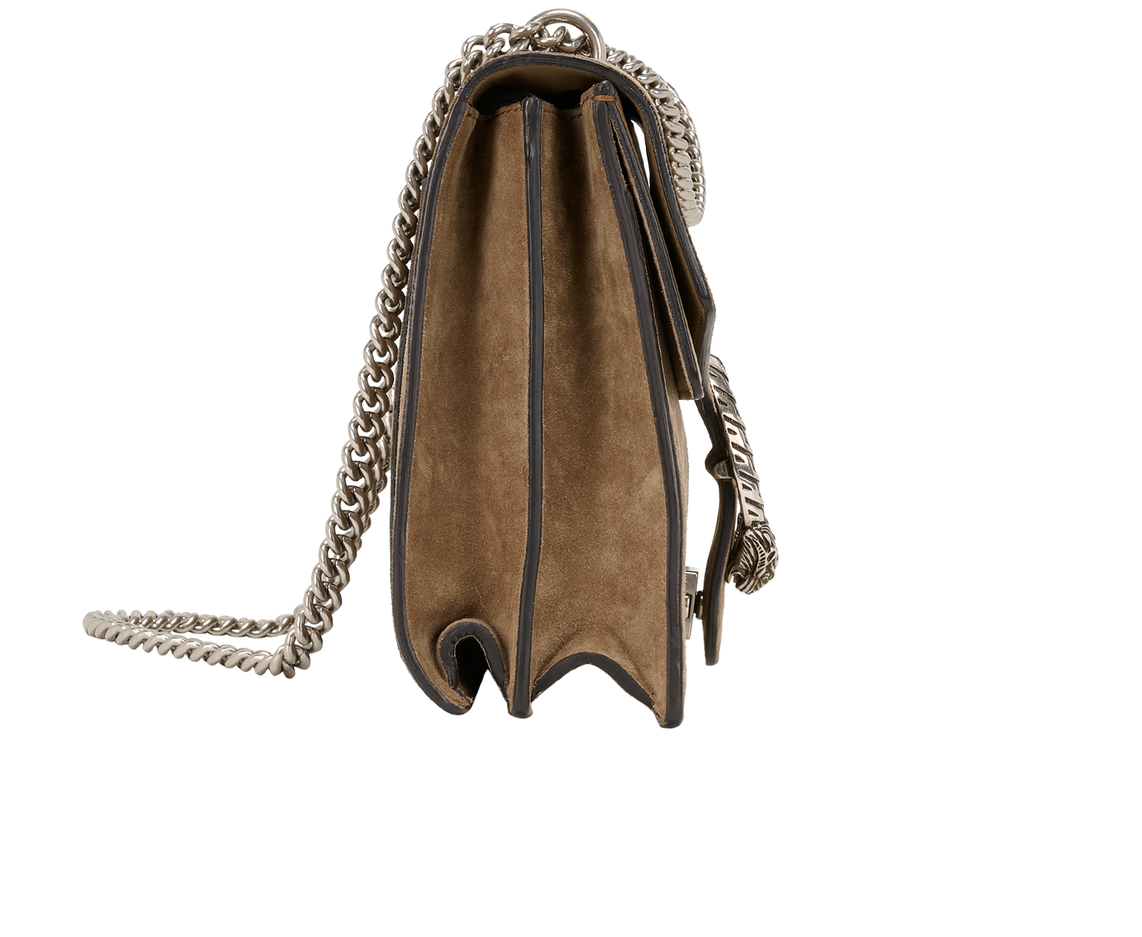 Medium Dionysus, &pound;820, Handbags, Brown, Suede, Side view